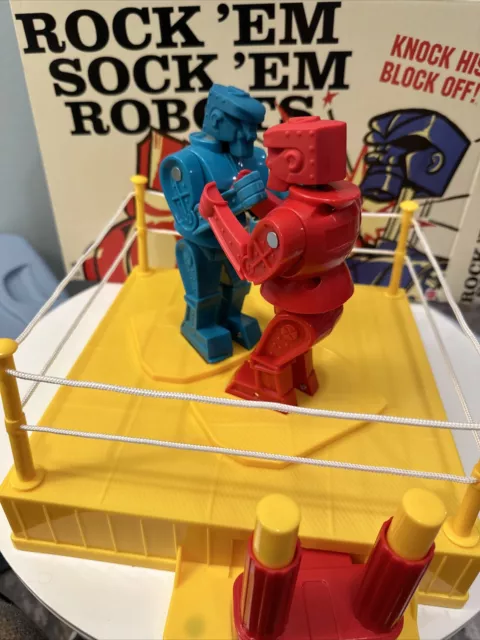 Rock'em Sock'em Robots Mattel Classic Boxing Toy Game - Opened, No Instructions