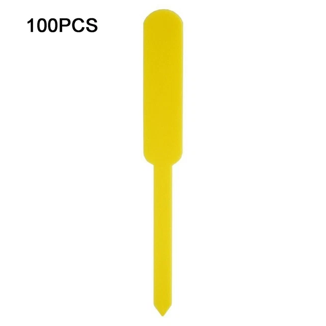 100Pcs Pianta Plastica Etichette,Impermeabile da Giardino Etichetta