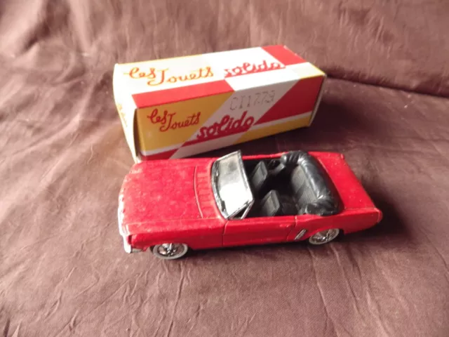 Ford Mustang 1964  - Solido Reedition Hachette - 1/43Eme En Boite