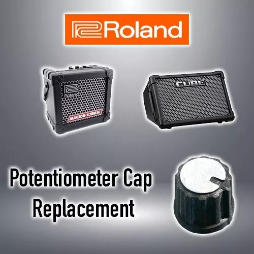 Roland Micro Cube Street Pot Knob Cap Potentiometer Amp Amplifier Replacement