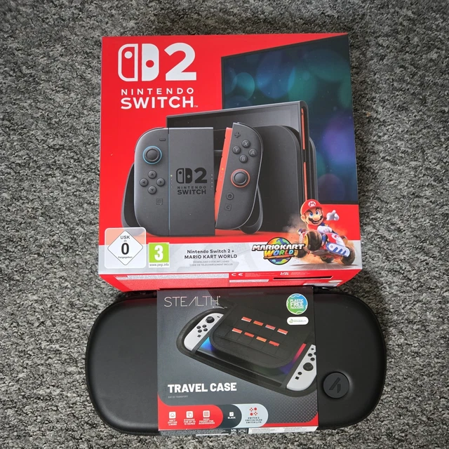BRAND NEW NINTENDO Switch 2 Console with Mario Kart World & Travel Case ...