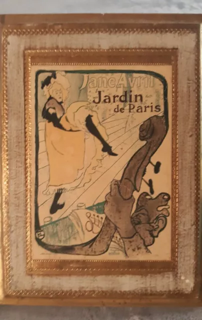 Henri de Toulouse Lautrec Art Prints on Boards Made in Italy Ambassadeurs Jardin 2
