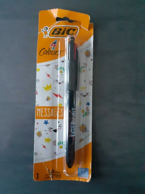 Stylo BIC 4 couleurs Free spirit