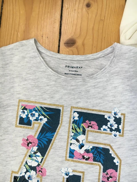 Girls Clothes Bundle M&S jeans H&M top, t-shirt age 10-11 Years 4