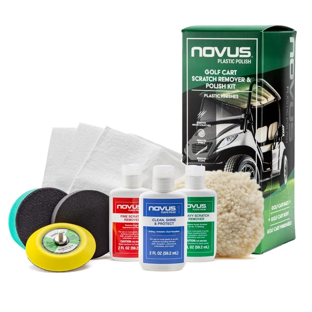 NOVUS 7760 | Golf Cart Maintenance Kit | Includes NOVUS Plastic Polish ...