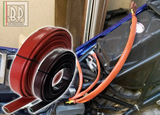 TITAN Guaina Tubo Protezione Termica Isolante Flessibile Fuoco Ignifuca Cavi UV - Foto 7