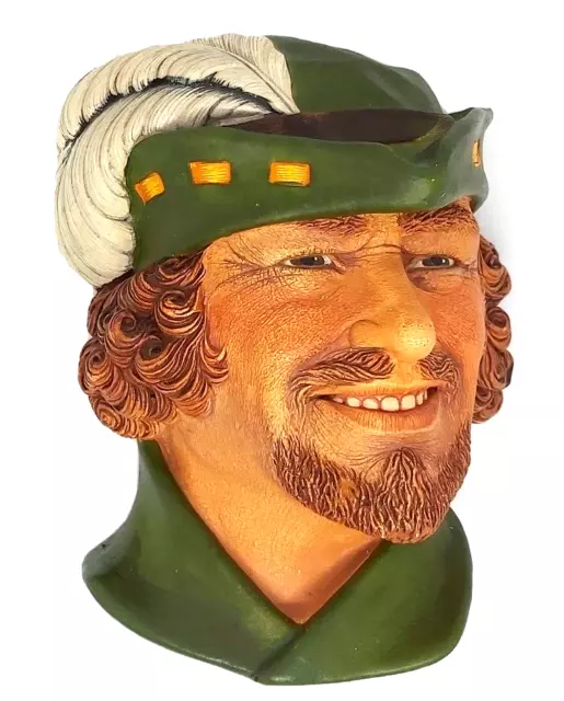 Legend Products Robin Hood 3D Chalkware Figure 1985 Signed F. Wright England