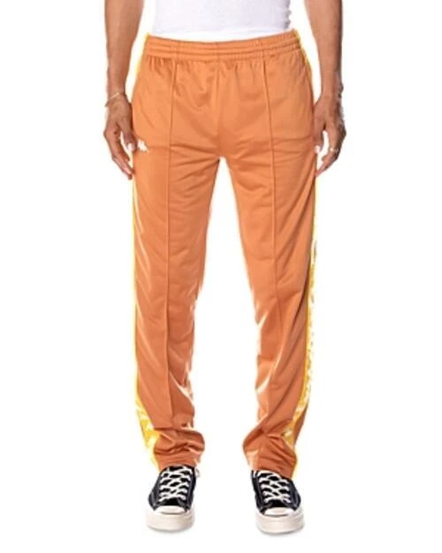 Kappa astoria slim sales black popper track pants