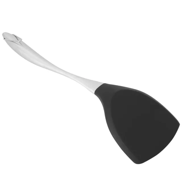 Spatule En Silicone Cuisine Cuisine Poignée En Acier Inoxydable Spatule