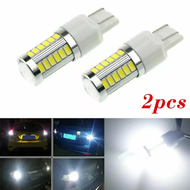 T20 33 SMD W21/5W 580 7443 DUAL FILAMENT LED DRL SIDELIGHT SUPER WHITE BULBS Uk