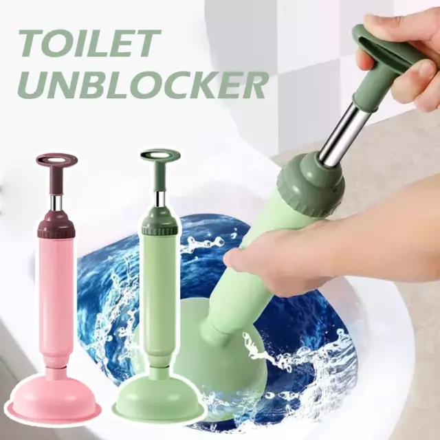 Household High-Pressure Toilet Unblocker One Shot Toilet Pipe Plunger Tool T0M3 2