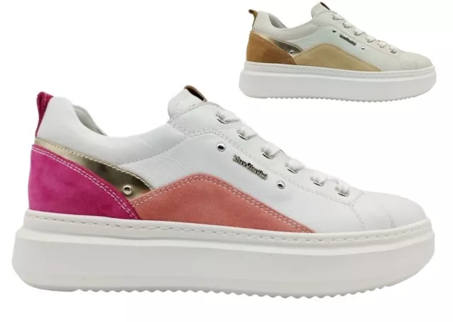 Chaussures pour Femmes Nero Giardini E306553D Baskets Platform Casual Basses en