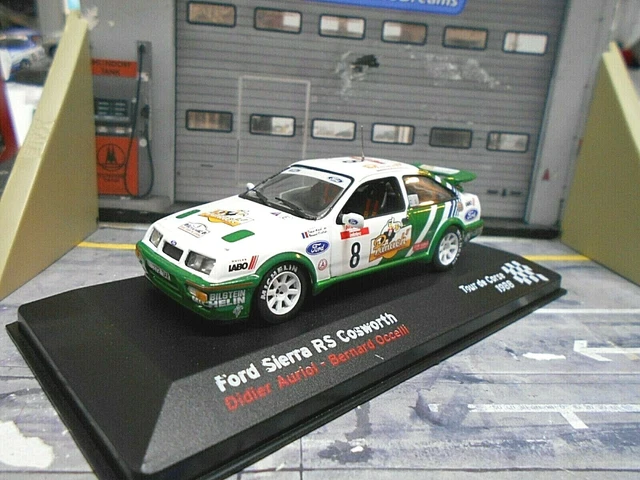 Miniature Ford Sierra RS Cosworth – Rallye Tour De Corse 1988, échelle 1/43, Neuve