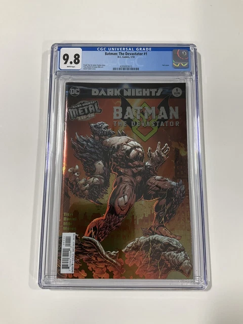 Batman The Devastator 1 Cgc 9.8 White pages DC Comics
