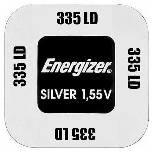 1 x Energizer 335 Uhrenbatterie 1,55 V SR512SW Batterie Knopfzelle Silberoxid*