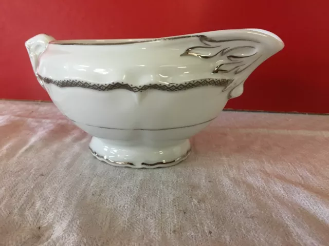 Saucière vintage en porcelaine de Limoges R. Leclair Service de table "0091"