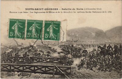 CPA battle of nuits-saint-georges military war 1870 (47331)