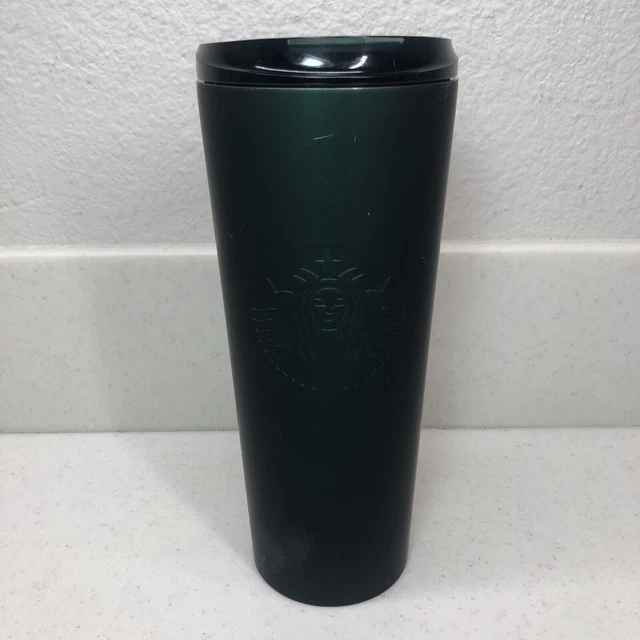 STARBUCKS 2023 16OZ Coffee &Tea Refill Tumbler Dark Green Collectible