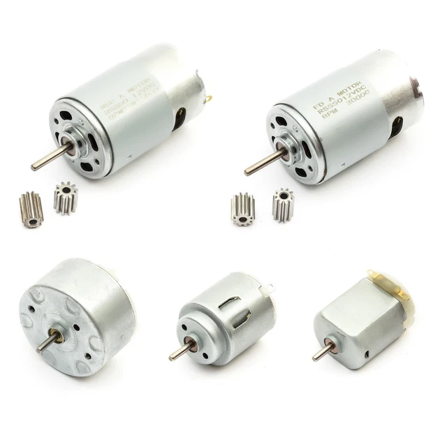 Miniature Small Brushed Electric Motor DC 3v - 12v Project Model Craft Robot
