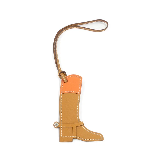 Authentic HERMES Paddock Boots 069716CK Bag Charm  #260-004-615-2329