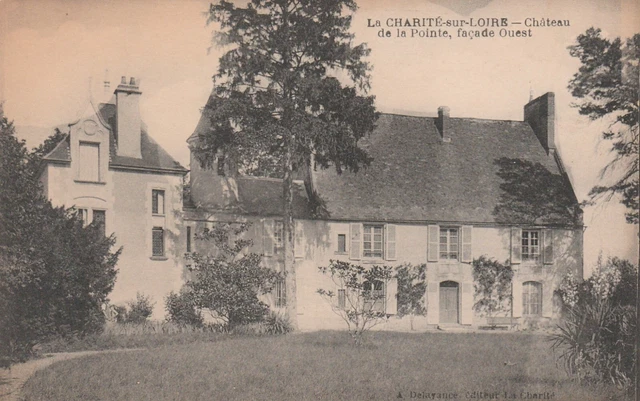 CPA 58 La CHARITE sur LOIRE Chateau de la POINTE West Facade