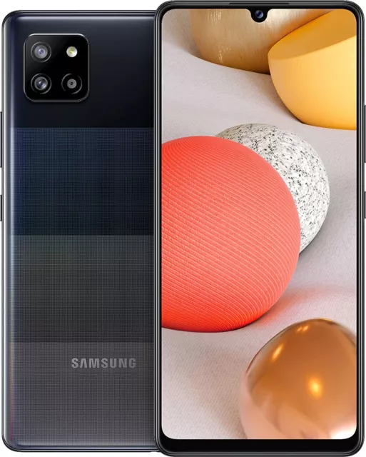 Fully Unlocked Samsung Galaxy A42 Black 128GB Smartphone - Good B+ Condition