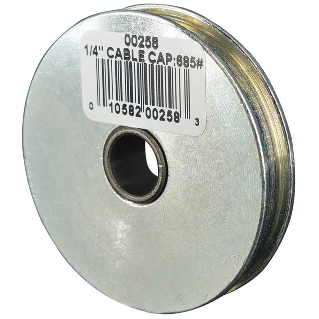 GRAINGER APPROVED 00258-C Sheave,1/4" Rope Diameter