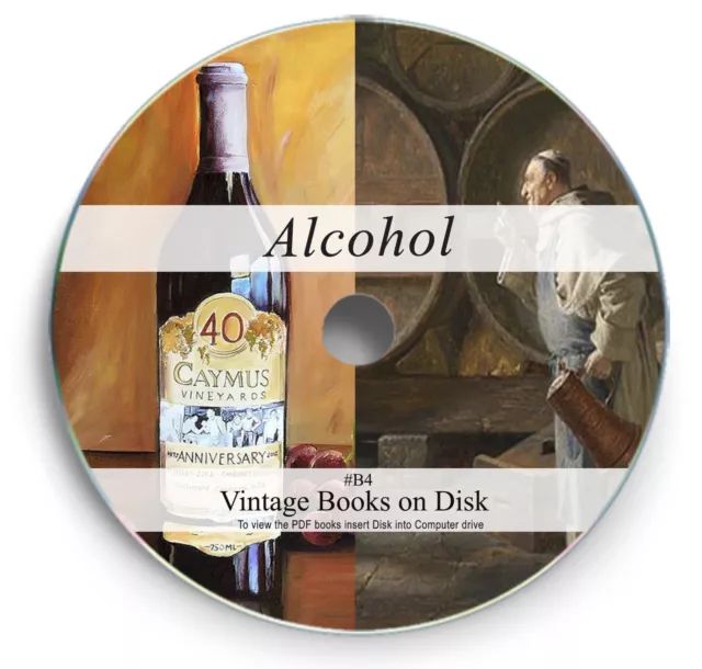 310 Rare Beer Brewing Wine Making Books on DVD - Cider Ale Gin Distilling B4