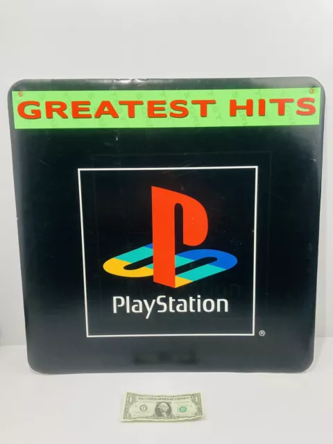 Vintage Original PlayStation Retail Hanging Store Advertising Sign 90’s 24”