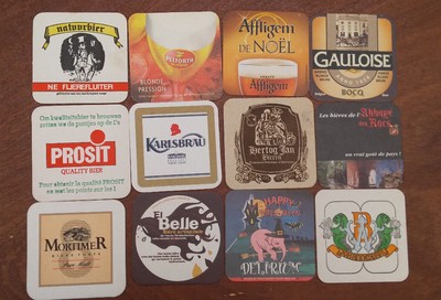 Lot de 4 SOUS BOCK NEWCASTLE ALE EXHIBITION beer mats bierviltje Bierdeckel C97 