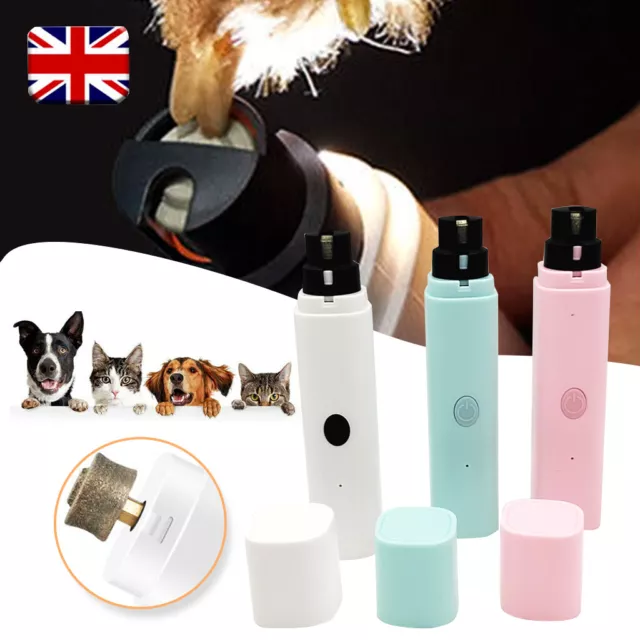 Quiet Electric Pet Nail Grinder Safe Trimmer Grooming Care Tool For Dog Cat Paws