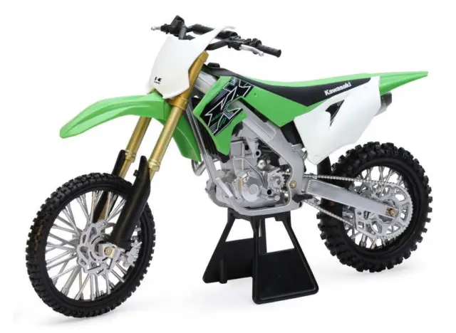 NewRay 1:6 Scale Toy 2019 Kawasaki KX450F Dirt Bike Green