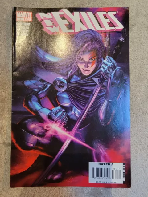 New Exiles (2008) #9 | VF Chris Claremont BAG AND BOARD Comic Book