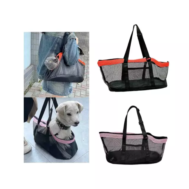 Sac de transport pour animaux de compagnie avec poches latérales, niche pour