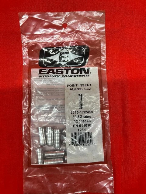 Easton Insert 611010 Per Frecce 2315/2419 – Accessori Tiro Con L'Arco