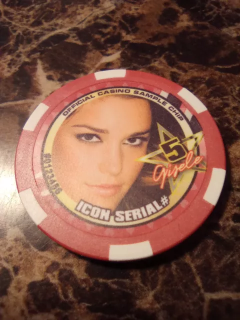 Official Casino Beautiful Girl Sample Advertising Chip Great For Any Collection!