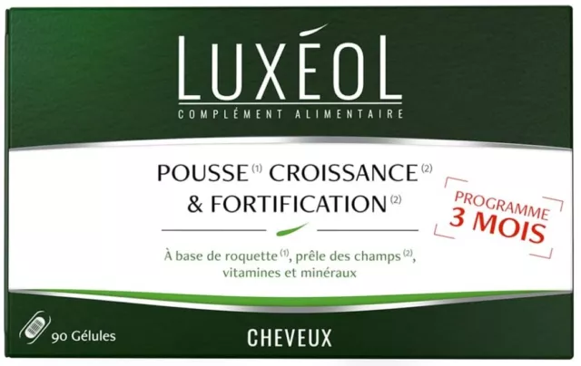 LUXÉOL  Fortification complément alimentaire repousse cheveux capillaire