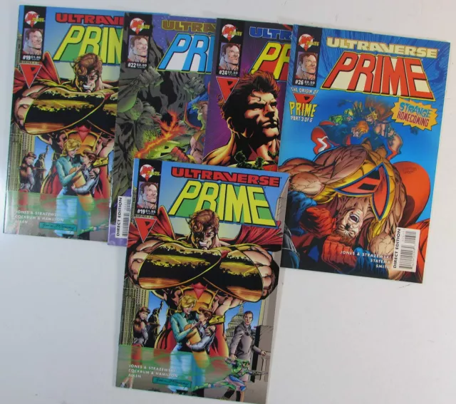 Prime Lot of 5 #19 x2,22,24,26 Malibu (1995) 1st Series Comic Books