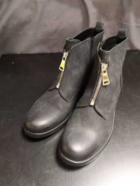 Paire de chaussures bottines gris foncé femme - Pointure 40