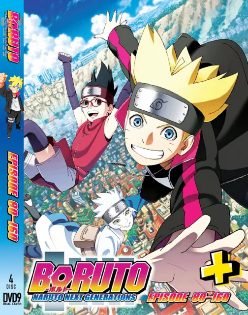 Anime DVD Boruto: Naruto Next Generations Vol. 280-293 Ending ENG