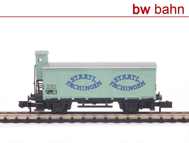 Arnold N 4267 Wagon de Marchandise Couvert DB, Vert, Staatl. Fachingen, G 10, II