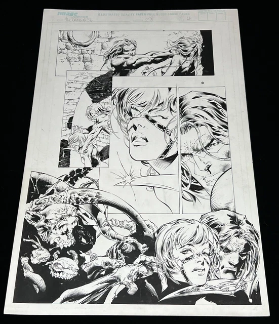 The Darkness Issue 28 Page 4, Original Comic book Art, Top Cow, Witchblade