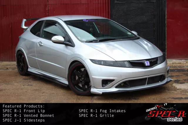 Aerokit R1 Bodykit Bumper GRIGLIA Civic Type R FN2 FK FN