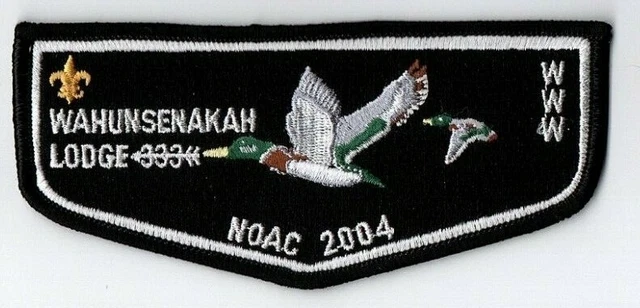 Boy Scout OA Wahunsenakah Lodge 333 2004 NOAC Flap