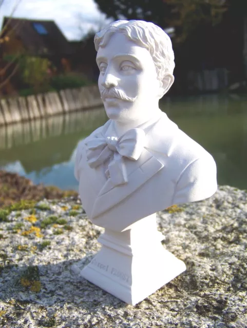 Re0252   Figurine Statuette Reproduction Marcel Proust Buste  Ecrivain  13 Cm