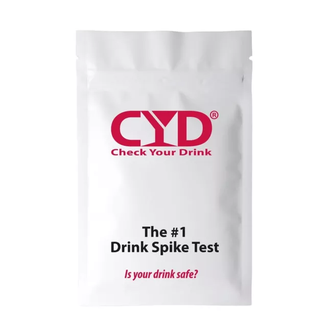 CYD® Check Your Drink 250 Teststreifen zum Nachweis von Ketamin und K.O. Tropfen