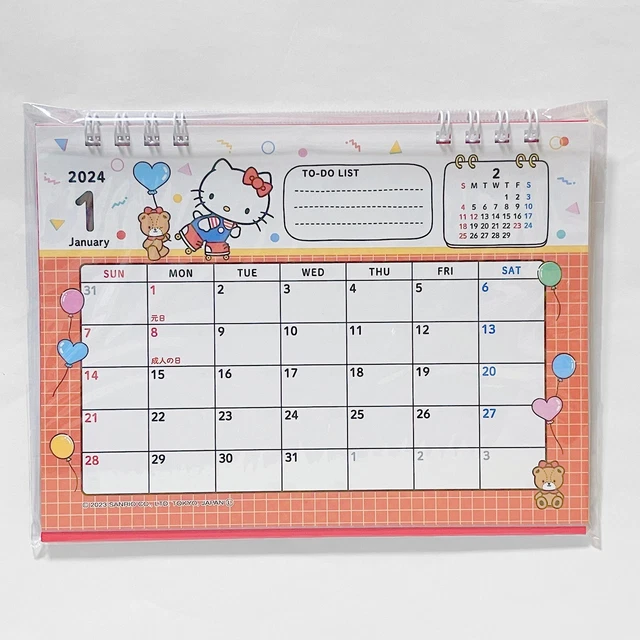 SANRIO CINNAMOROLL 2025 B5 Wall Calendar Kawaii Cute Japan Limited New