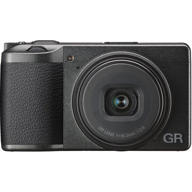 Ricoh GR III Digital Compact Camera, 24mp, 28mm f 2.8 lens Touch Screen LCD