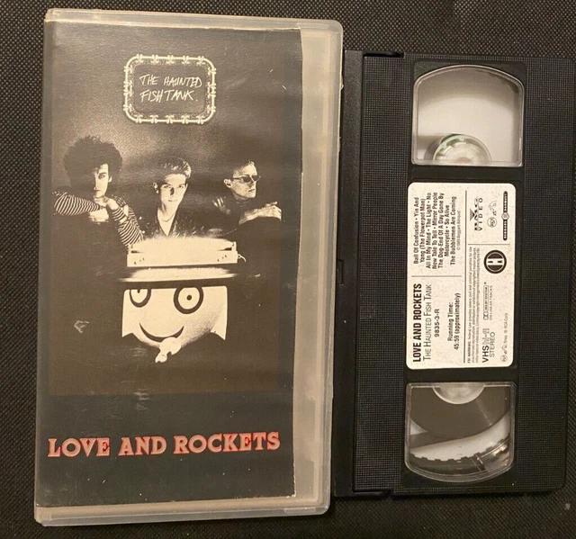 LOVE AND ROCKETS The Haunted Fish Tank VHS music videos new wave band 80s CutBox 4.00 PicClick LOVE AND ROCKETS The Haunted Fish Tank VHS music videos new wave band 80s CutBox 4.00 PicClick