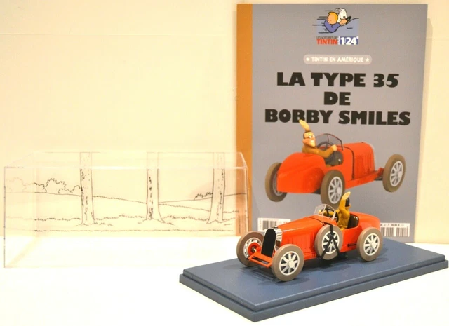 Collection Hachette – Les Voitures De Tintin – Bugatti Type 35 Rouge (Echelle 1/24) – Réf. 041/M 09304